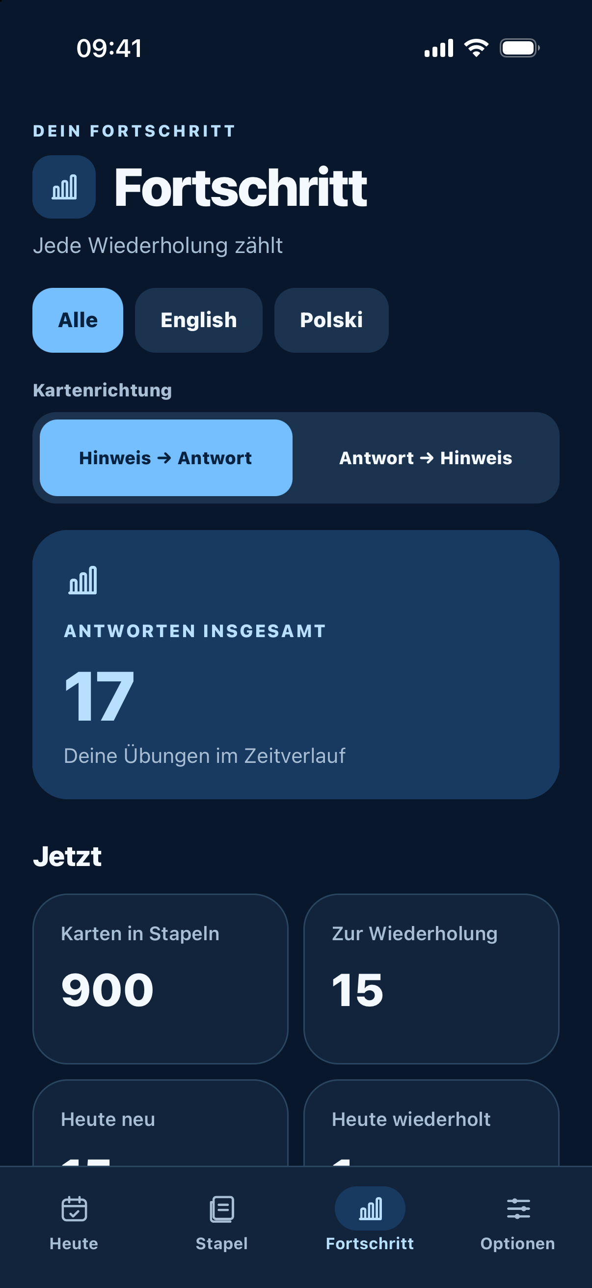 FlashFree — Sieh deinen Fortschritt.
