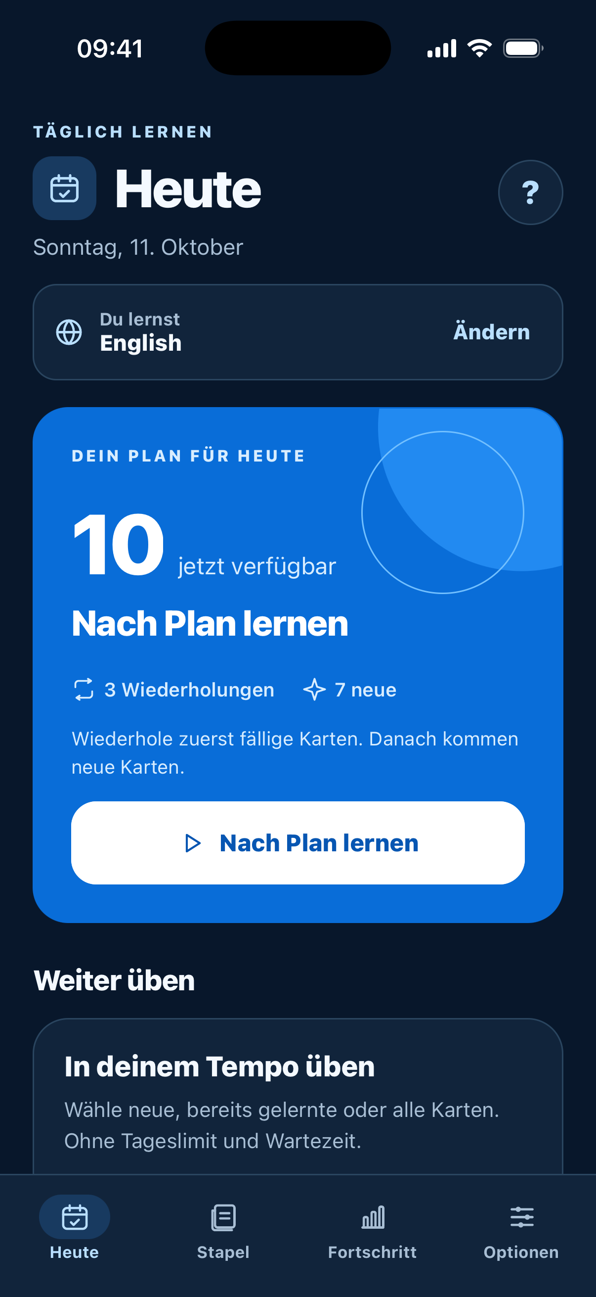FlashFree — Dein Lernplan ist immer griffbereit.