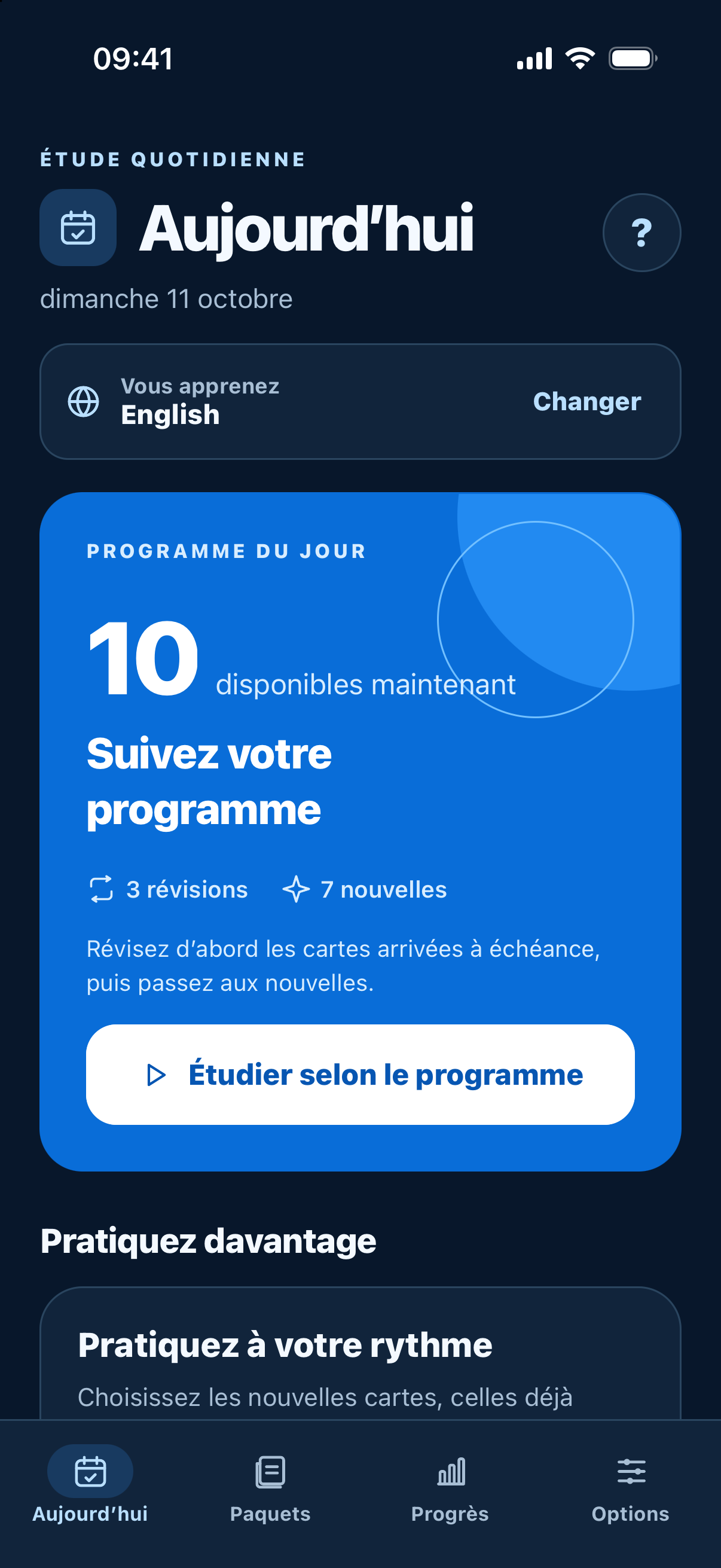 FlashFree — Votre programme du jour vous attend.