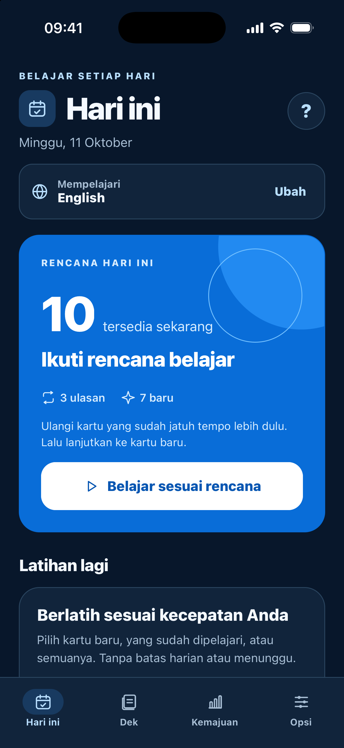 FlashFree — Rencana harian Anda selalu siap.