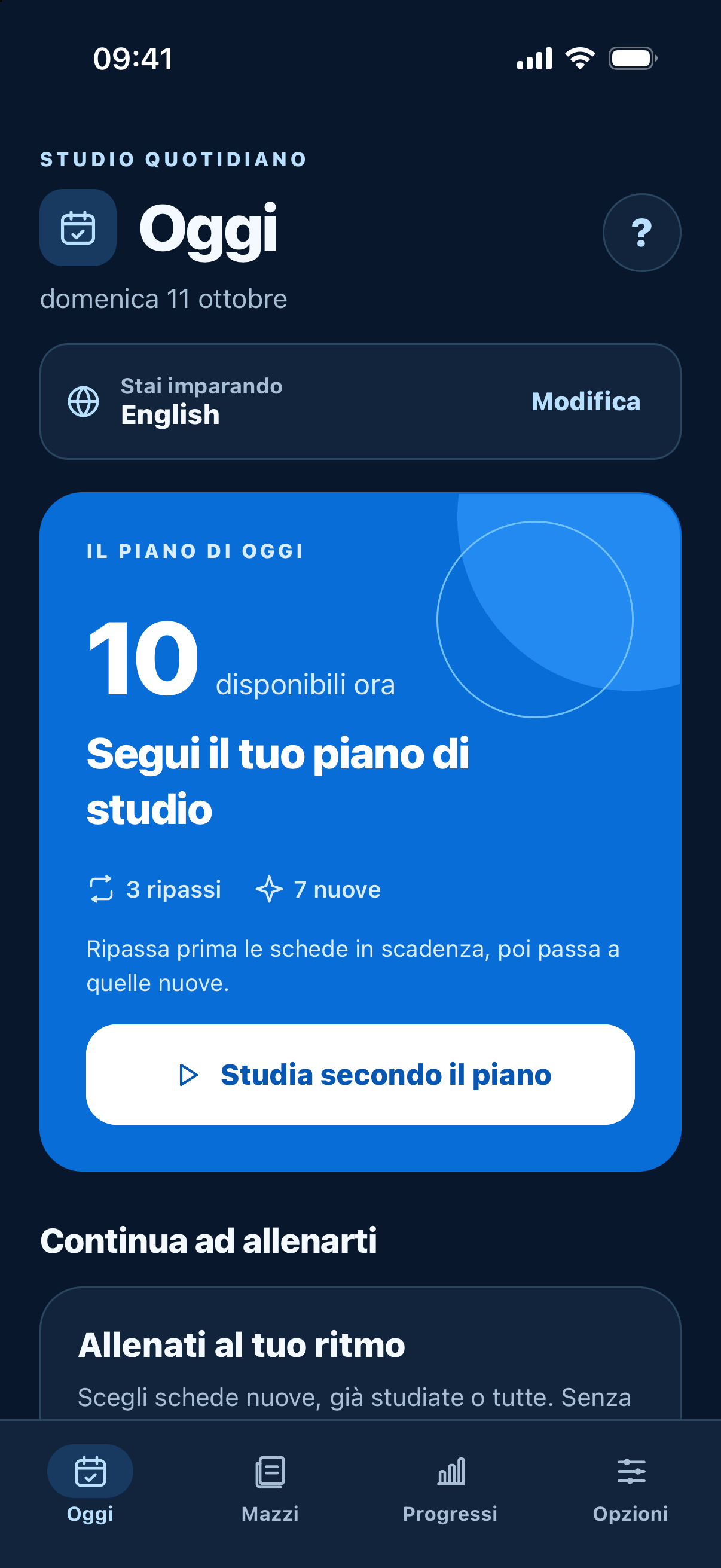 FlashFree — Il tuo piano di studio è pronto quando vuoi.