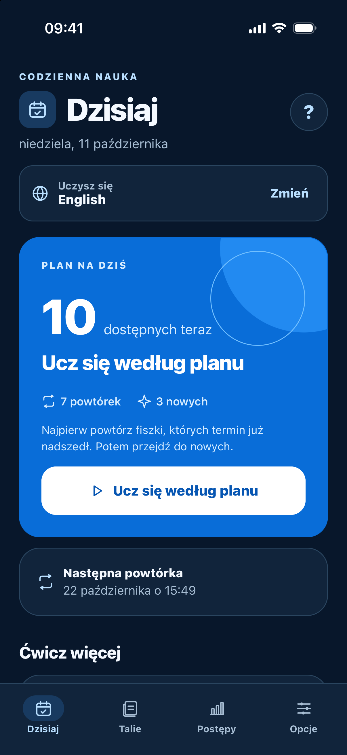 FlashFree — Twój plan nauki czeka, kiedy masz czas.